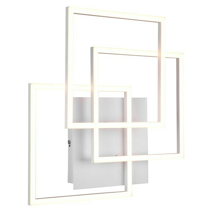 Reality Leuchten LED-Deckenleuchte Mobile (28 W, L x B x H: 42 x 39 x 10 cm, Weiß) | BAUHAUS