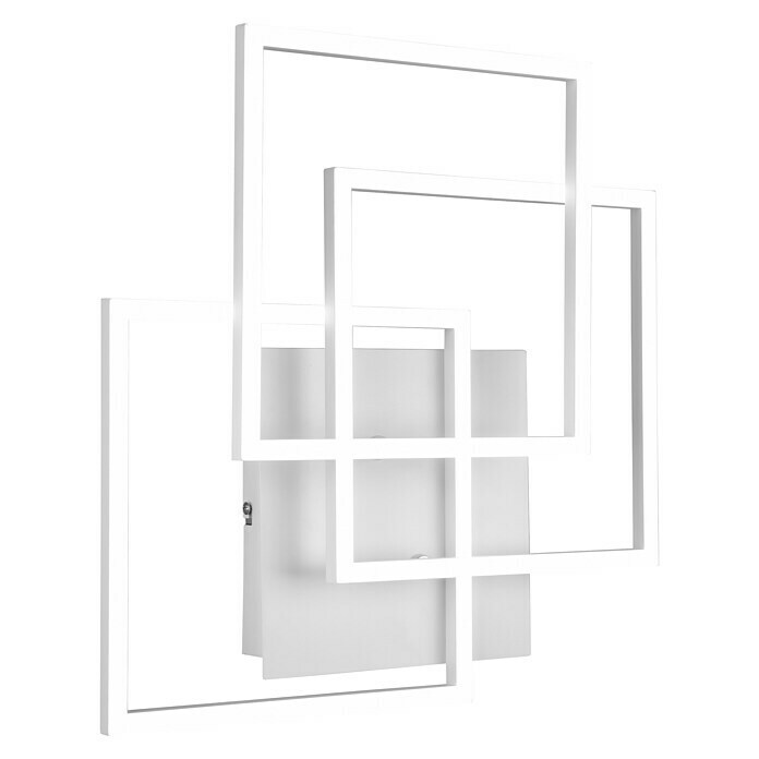 Reality Leuchten LED-Deckenleuchte Mobile (28 W, L x B x H: 42 x 39 x 10 cm, Weiß) | BAUHAUS