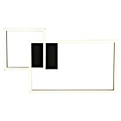 Reality Leuchten LED-Deckenleuchte Padella (25 W, L x B x H: 36 x 63 x 7 cm, Messing) | BAUHAUS