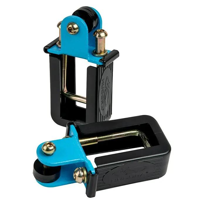 Hudora Schaukelaufhängung Vario - Passend für: Hudora Schaukelgestell Vario - Zwei Hudora Scooter-Ständer in blau-schwarz, ideal zum Abstellen von Scootern ohne Umfallen. Robuste Konstruktion für sicheren Halt.