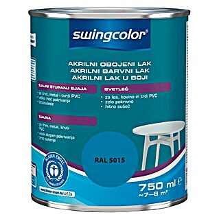 swingcolor Pisani lak (Nebeško modra, 750 ml, Sijaj)