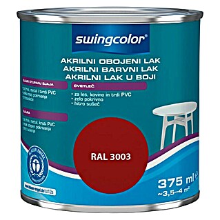swingcolor Pisani lak (Rdeča, Sijaj, 375 ml)