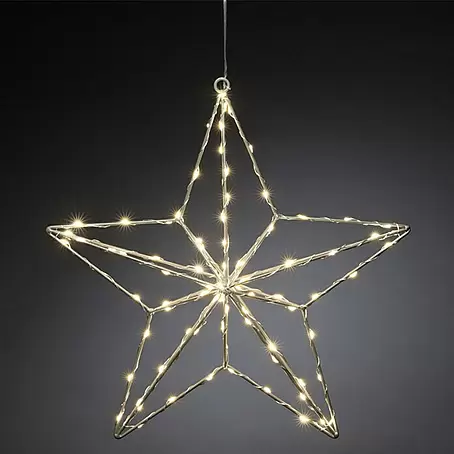 Konstsmide  LED-Stern Silberstern