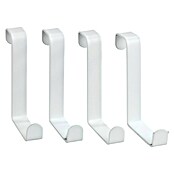 Wenko Colgador de baño Sobrepuerta (Blanco, 4 ud.) | BAUHAUS