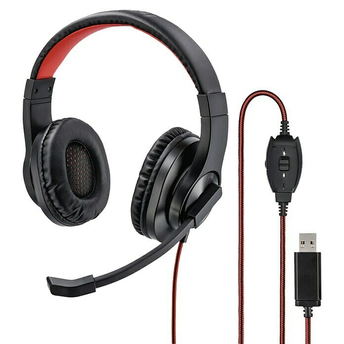 Hama Headset HS-USB400Schwarz Front View