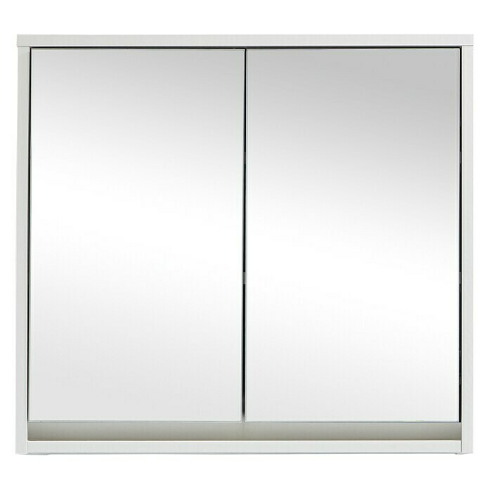 Basic Spiegelkast (60 x 20 cm, Zonder verlichting, Wit)