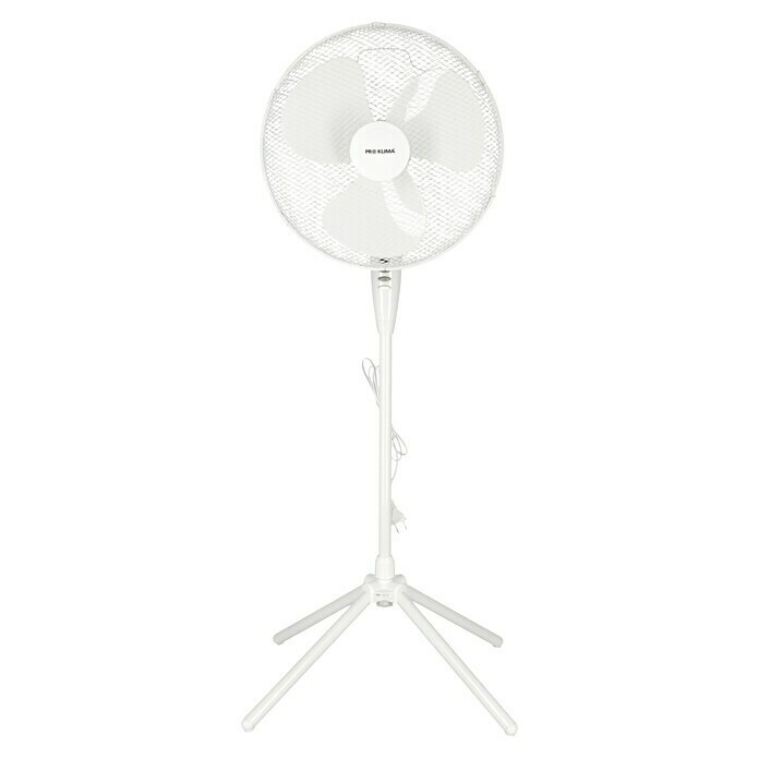 Proklima Podni ventilator (Bijelo, Promjer: 40 cm, 50 W, 2.427 m³/h)