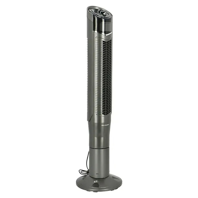 Voltomat Turmventilator - Schwarz, 132 cm - Der Pro Klima Turmventilator in stilvollem Grau sorgt für eine angenehme Brise. Das schlanke Design passt perfekt in moderne Wohnräume.