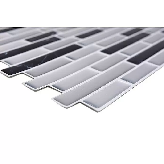Selbstklebemosaik Midnight SVM 24050 - 23,6 x 25,5 cm, Silber/Schwarz, Glänzend - Detailaufnahme