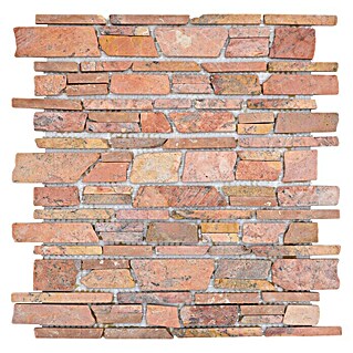 Mozaïektegel MOS brick 220 (30,5 x 30,5 cm, Rood, Mat)