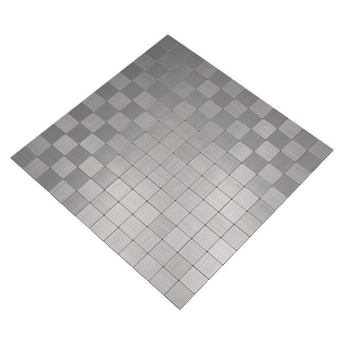 Selbstklebemosaik SAM 4MM2530,5 x 30,5 cm, Metall, Silber Diagonal View