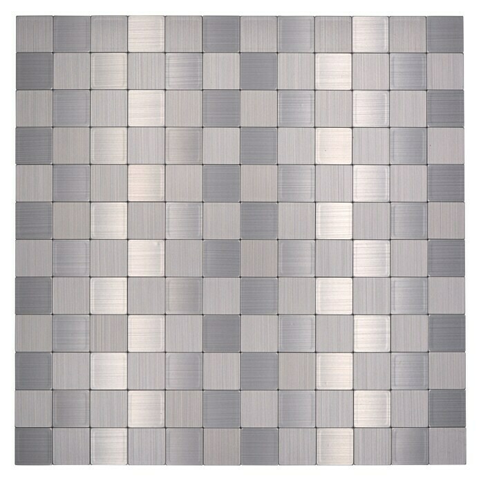 Selbstklebemosaik SAM 4MM2530,5 x 30,5 cm, Metall, Silber Top View