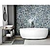 Mosaikfliese Crystal Mix XCM MC589 (30 x 30 cm, Grau, Glänzend)