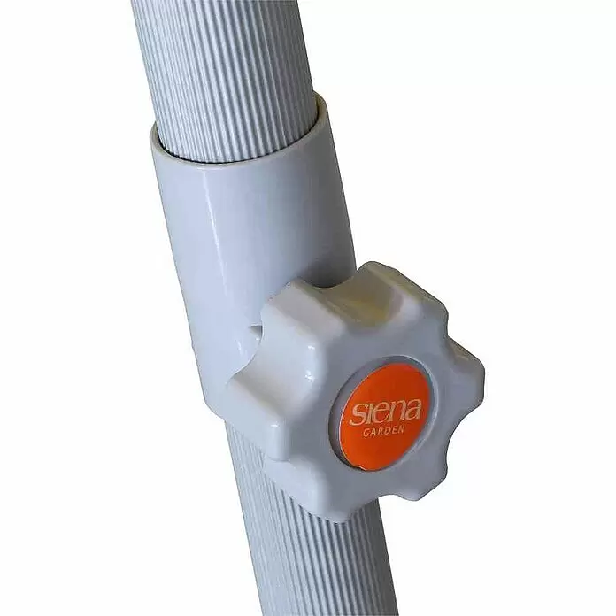 Siena Garden Marktschirm rund Push Pro - Natur, Durchmesser Bespannung: 300 cm - Detailaufnahme