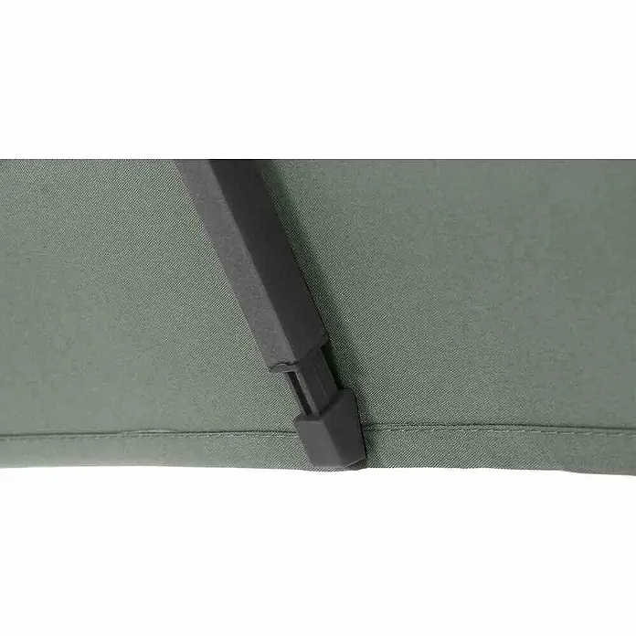 Siena Garden Marktschirm Avio - Olive, Bespannungsmaß (L x B): 300 x 200 cm - Nahaufnahme eines Sonnenschirmständers, der Stabilität und Unterstützung für entspannte Stunden im Freien bietet.
