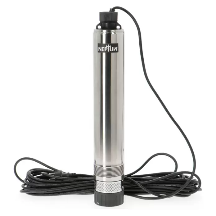 Neptun Tiefbrunnenpumpe NTP-E 100 - 1.000 W, Max. Fördermenge: 6.500 l/h