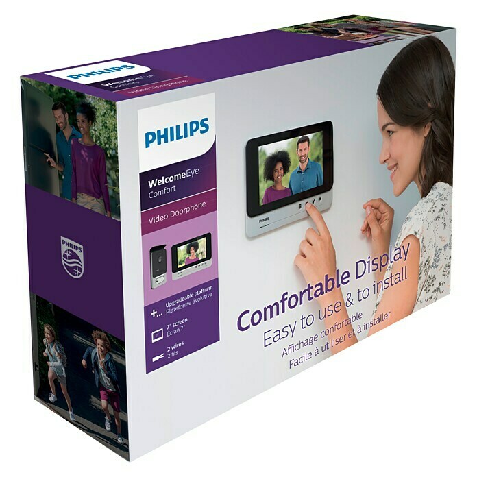 Philips WelcomeEye Farb-Video-Türsprechanlage (2-Familienhaus)