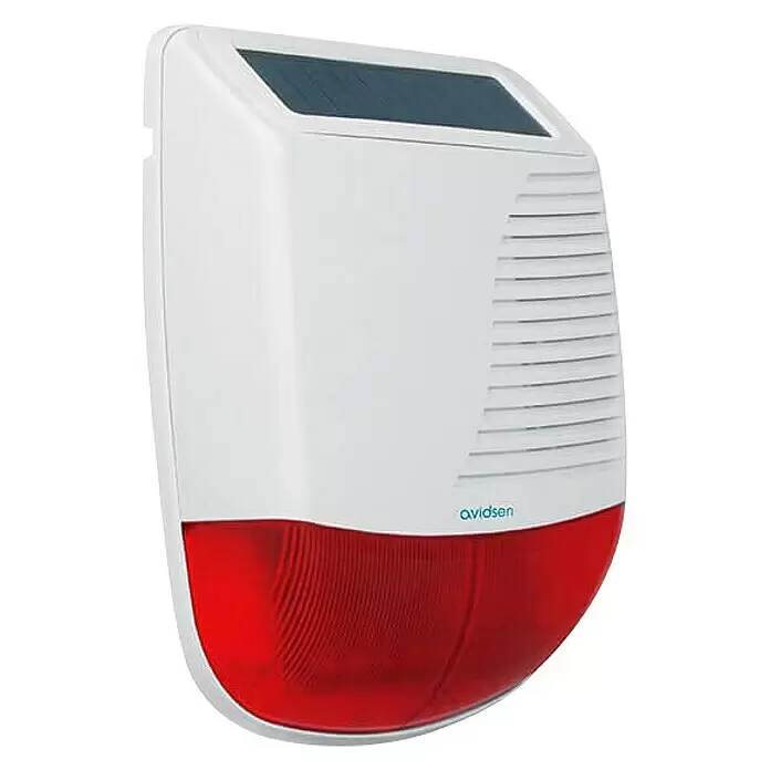 Avidsen Funk-SolaraußensirenePassend für: Avidsen Alarm-Kit Modell 100720 & 100731, 100 dB, Außen