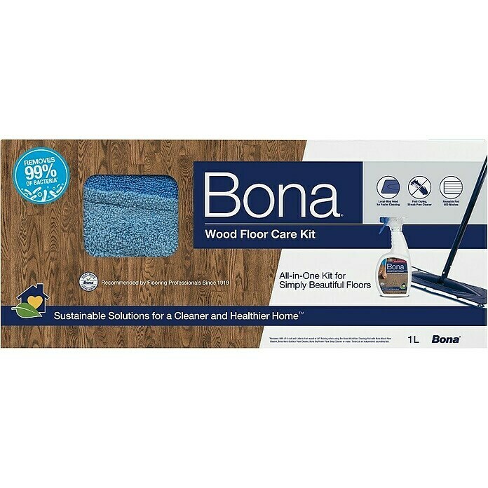 Bona Reinigungs-Set Parkett1 x Cleaner, 1 x Mop, 1 x Microfaser-Reinigungspad Unknown