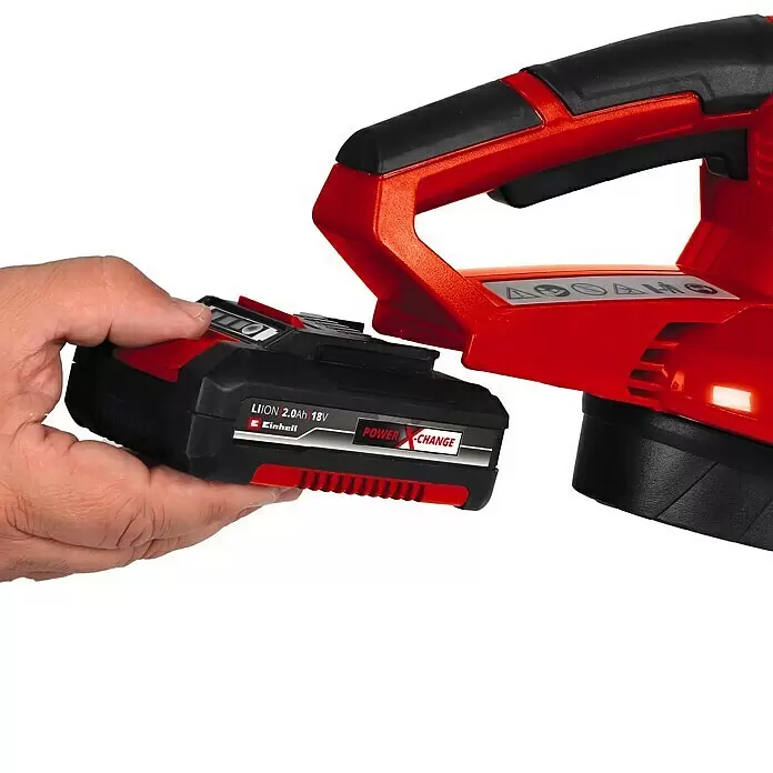 Einhell Power X-Change 18V Akku-Laubbläser GC-CL18/1 LI E-SOLO - 18 V, Ohne Akku, Blasgeschwindigkeit: 210 km/h, Blasleistung: 0 m³/h - 105 m³/h - Detailaufnahme