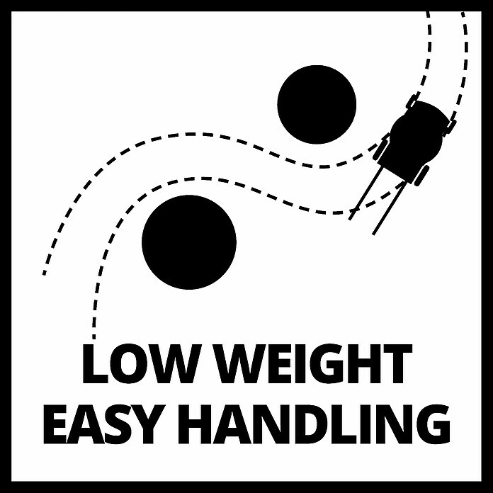 Einhell Power X-Change Akku-Rasenmäher  GE-CM 18/33 Li18 V, 1 Akku, 4 Ah, Schnittbreite: 33 cm Sketch