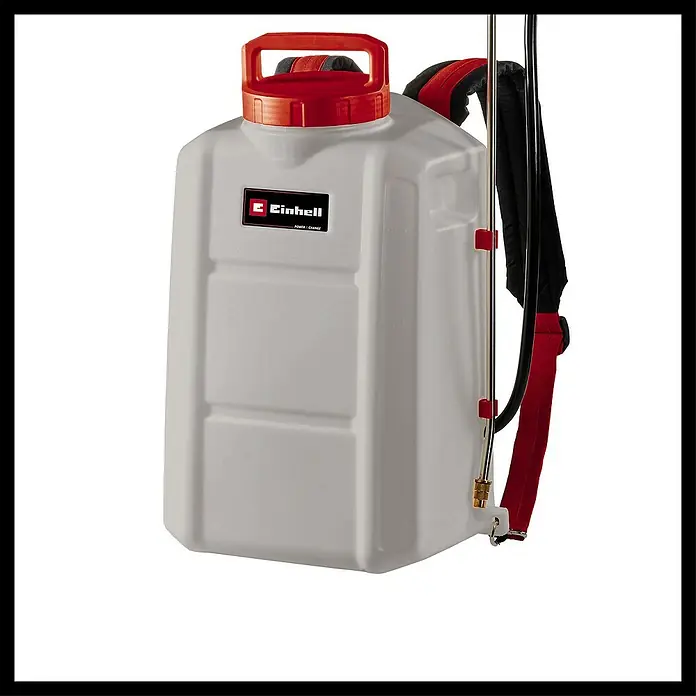 Einhell Power X-Change 18V Drucksprühgerät GE-WS 18/150 Li-Solo - Betriebsdruck: 4,5 bar, Kunststoff - Rückenspritze von Einhell, ideal für Gartenarbeiten und Pflanzenschutz. Komfortables Design mit Tragegurten für einfache Handhabung.
