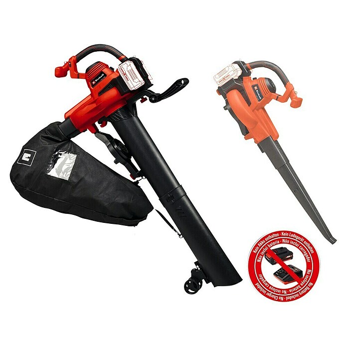 Einhell Power X-Change 18V Akku-Laubsauger & -Laubbläser 36/230 LI E-SOLO (18 V, Ohne Akku, Blasleistung: 225 m³/h, Blasgeschwindigkeit: 230 km/h) | BAUHAUS