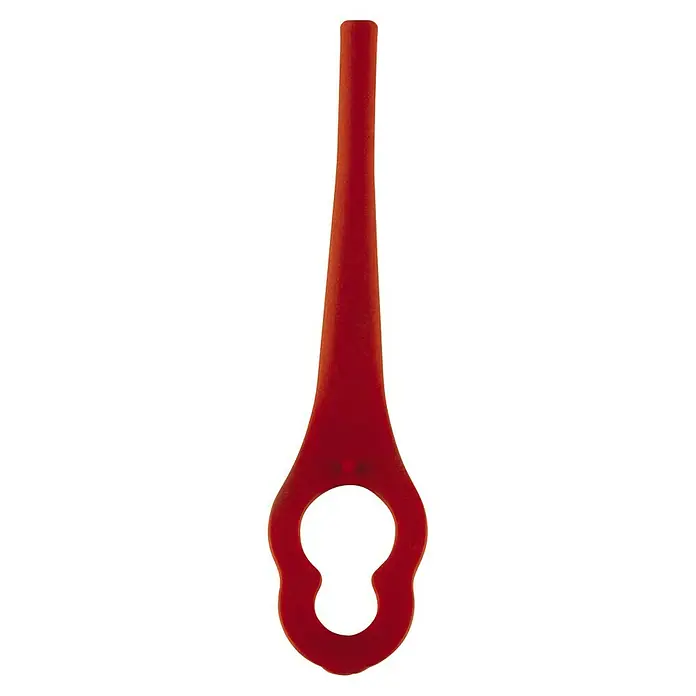 Einhell Ersatzmesser-Set - Passend für: GE-CT 18 li, GC-CT 18/14 Li, GC-CT 18/14 Li P, Gesamtstückzahl: 50 Stk. - Rotes Trimmer-Messer für Rasentrimmer. Das Werkzeug besteht aus robustem Kunststoff und ist für effizientes Trimmen von Gras konzipiert.