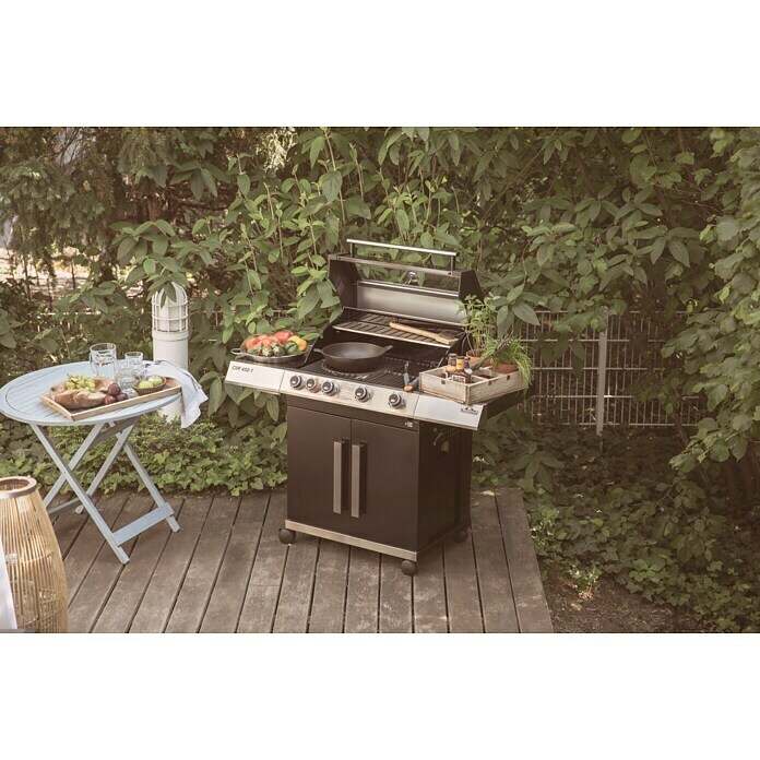 Kingstone KMS Gasgrill Cliff 450-IAnzahl Brenner: 4, Hauptgrillfläche: 70 x 45 cm, 17,5 kW Mood Shot