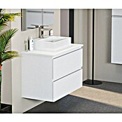 Mueble de lavabo Fons (46 x 70 x 56 cm, Blanco seda, Mate)