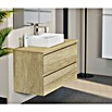 Mueble de lavabo Fons (46 x 100 x 56 cm, Nature, Mate)