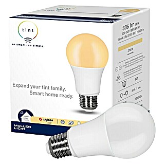 Müller-Licht Tint LED-Lampe (9 W, A60, 806 lm, Warmweiß)