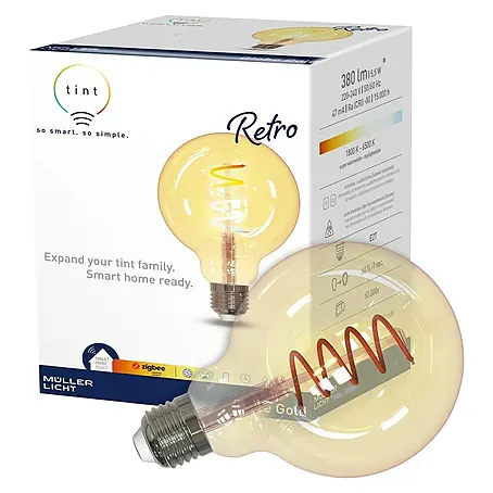 Müller-Licht Tint LED-Lampe Retro Globe