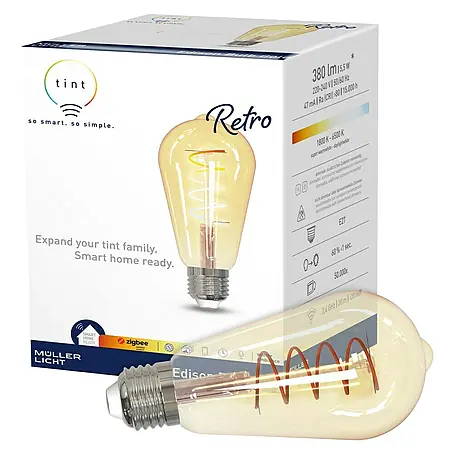Müller-Licht Tint LED-Lampe Edison Retro