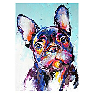 Póster Bulldog (Retrato de animal, An x Al: 100 x 140 cm)