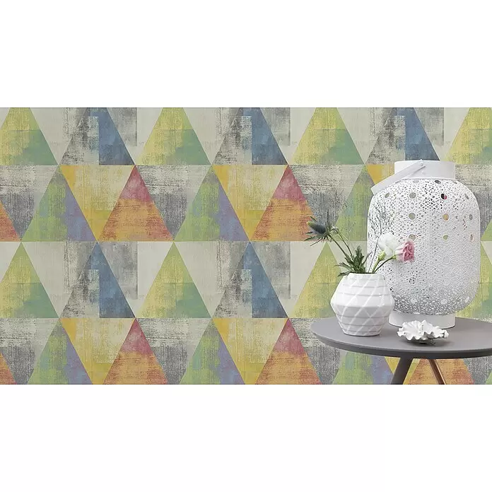 Rasch Hyde Park Vliestapete - Bunt, Grafisch, 10,05 x 0,53 m - Stimmungsaufnahme