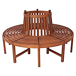Garden Pleasure Gartenbank Fontana (Braun, Holz, Durchmesser: 56 cm)