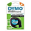 Dymo Beschriftungsband LetraTag (L x B: 12 m x 4 mm, Farbe Druck: Schwarz, Farbe Band: Transparent, Kunststoff) | BAUHAUS