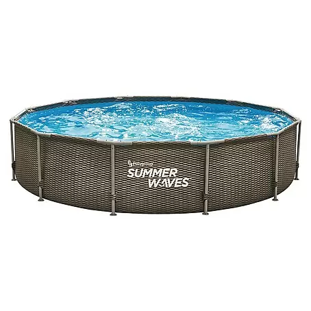 Frame-Pool-Set Rattan Optik