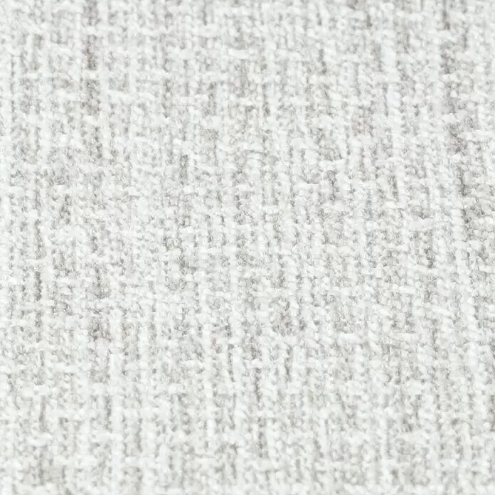 Rasch Kimono Vliestapete Muster - Beige, Uni, 10,05 x 0,53 m - Texturierter weißer Stoff mit sichtbarem Webmuster.