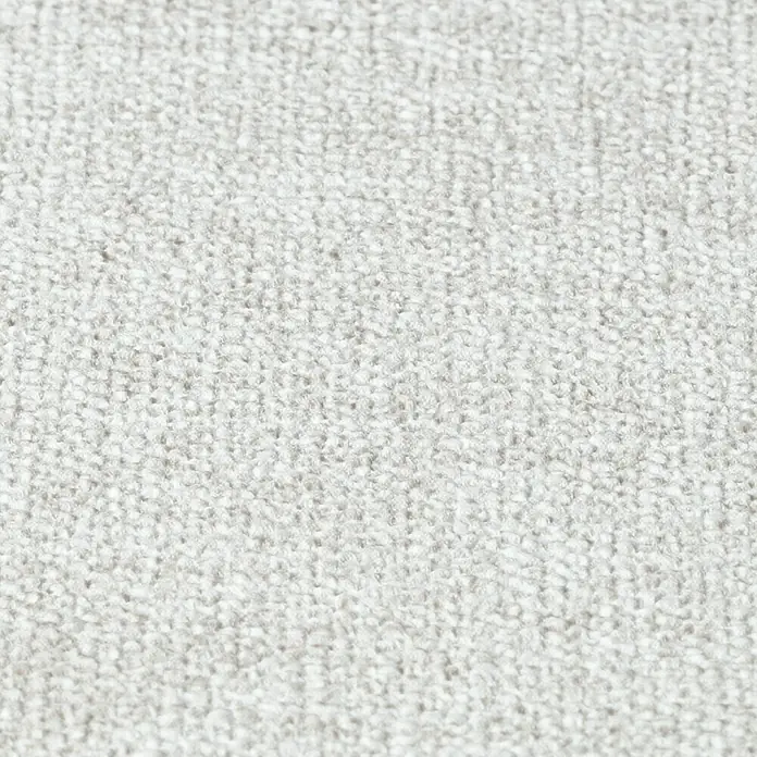 Rasch Kimono Vliestapete - Beige, Uni, 10,05 x 0,53 m - Nahaufnahme eines strukturierten, hellgrauen Stoffes, der sich ideal für Möbel oder Polster eignet.