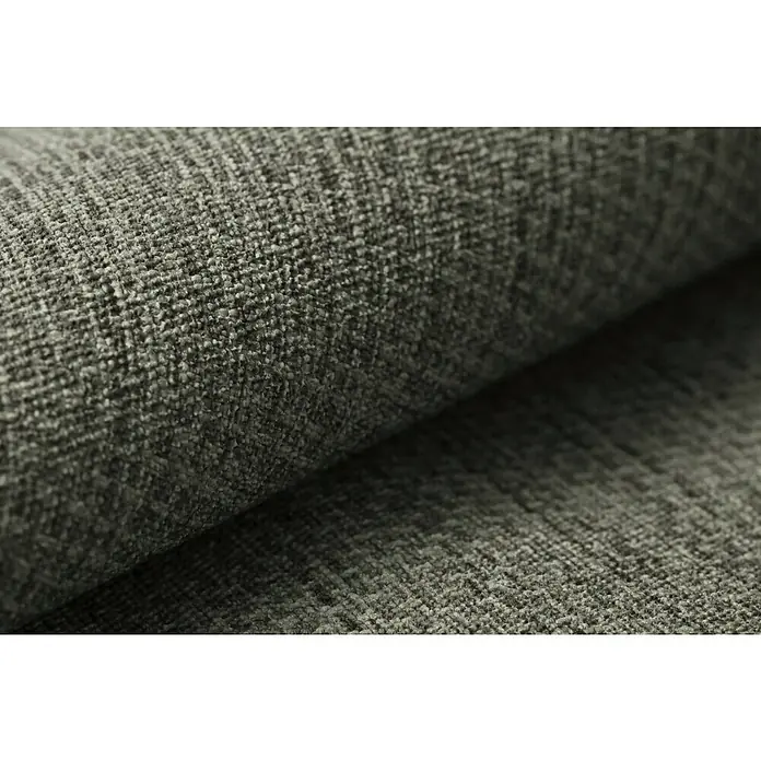 Rasch Kimono Vliestapete Muster - Grün, Uni, 10,05 x 0,53 m - Detailaufnahme eines grauen Möbelstoffs mit feiner Struktur, ideal für Polsterarbeiten und Dekorationen.