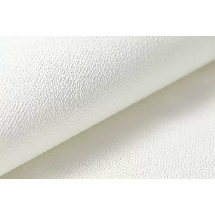Rasch Kimono Vliestapete - Weiß, Uni, 10,05 x 0,53 m - Detailaufnahme