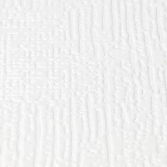 Rasch Vliestapete Deco Style - Weiß, Uni, 10,05 x 0,53 m, Feine Struktur - Detailaufnahme