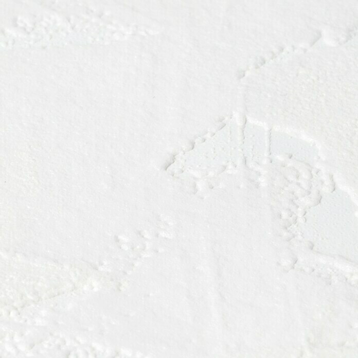 Rasch Vliestapete (Weiß, Putz-Optik, 10,05 x 0,53 m)