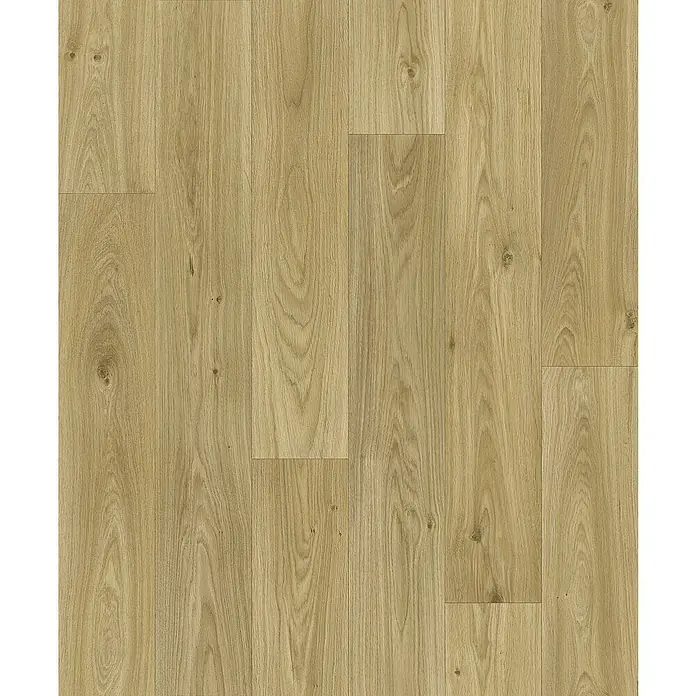 Beauflor PVC-Boden Meterware Tex-Style - 400 cm, Gambel Oak, Natur - Helle Holzbodenstruktur. Attraktive Optik von Eichenparkett für moderne Wohnräume mit natürlichem Flair und warmer Ausstrahlung.