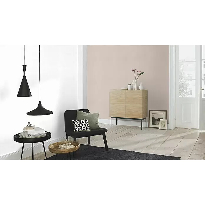 Rasch Vliestapete Deco Style - Braun, Uni, 10,05 x 0,53 m, Feine Struktur - Stimmungsaufnahme