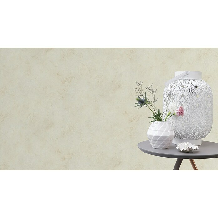Rasch Finca Vliestapete (Creme, Steinoptik, 10,05 x 0,53 m)