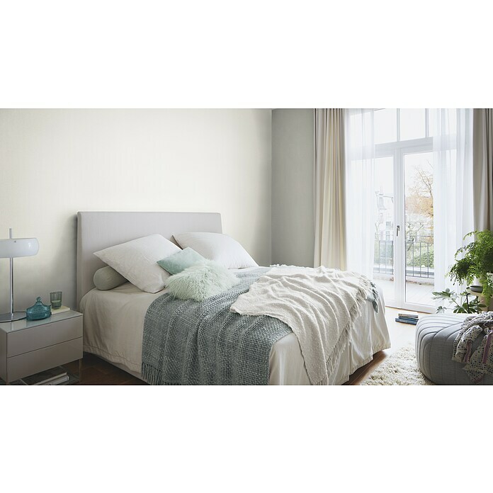 Rasch Poetry Vliestapete (Beige/Taupe, Uni, 10,05 x 0,53 m)