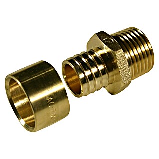 Isoltubex Enlace rosca multicapa M casquillo corredizo (32 mm, Rosca exterior: 1″)